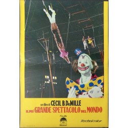 The Greatest Show on Earth Italian fotobusta movie poster set - illustraction Gallery