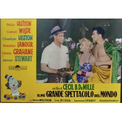 The Greatest Show on Earth Italian fotobusta movie poster set - illustraction Gallery