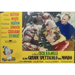 The Greatest Show on Earth Italian fotobusta movie poster set - illustraction Gallery