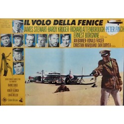 Flight Of The Phoenix Italian fotobusta movie poster set - illustraction Gallery