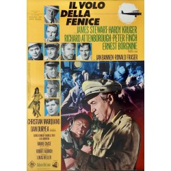 Flight Of The Phoenix Italian fotobusta movie poster set - illustraction Gallery