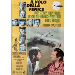 Flight Of The Phoenix Italian fotobusta movie poster set - illustraction Gallery