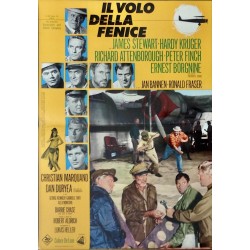 Flight Of The Phoenix Italian fotobusta movie poster set - illustraction Gallery