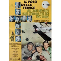 Flight Of The Phoenix Italian fotobusta movie poster set - illustraction Gallery