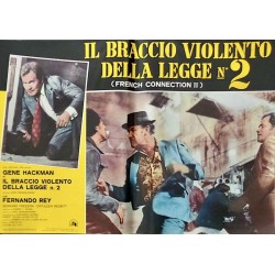 The French Connection 2 Italian fotobusta movie poster set - illustraction Gallery