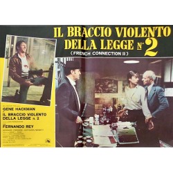 The French Connection 2 Italian fotobusta movie poster set - illustraction Gallery