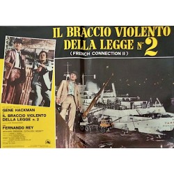 The French Connection 2 Italian fotobusta movie poster set - illustraction Gallery