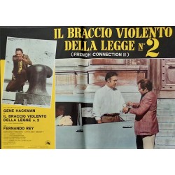 The French Connection 2 Italian fotobusta movie poster set - illustraction Gallery