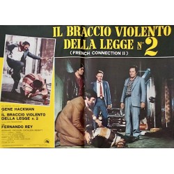 The French Connection 2 Italian fotobusta movie poster set - illustraction Gallery