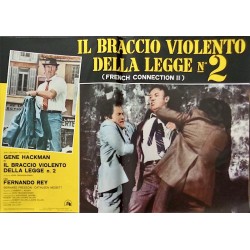 The French Connection 2 Italian fotobusta movie poster set - illustraction Gallery
