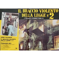 The French Connection 2 Italian fotobusta movie poster set - illustraction Gallery