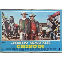Chisum Italian fotobusta movie poster set - illustraction Gallery