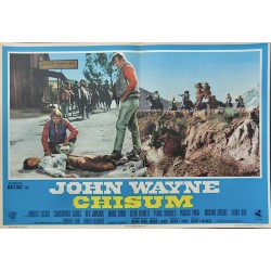 Chisum Italian fotobusta movie poster set - illustraction Gallery