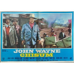 Chisum Italian fotobusta movie poster set - illustraction Gallery