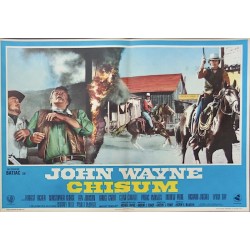 Chisum Italian fotobusta movie poster set - illustraction Gallery