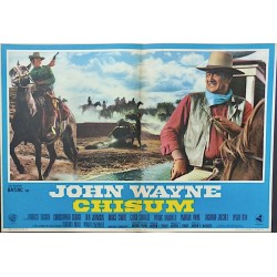 Chisum Italian fotobusta movie poster set - illustraction Gallery