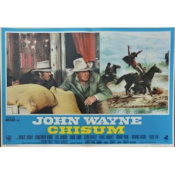 Chisum Italian fotobusta movie poster set - illustraction Gallery
