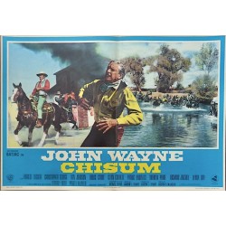 Chisum Italian fotobusta movie poster set - illustraction Gallery