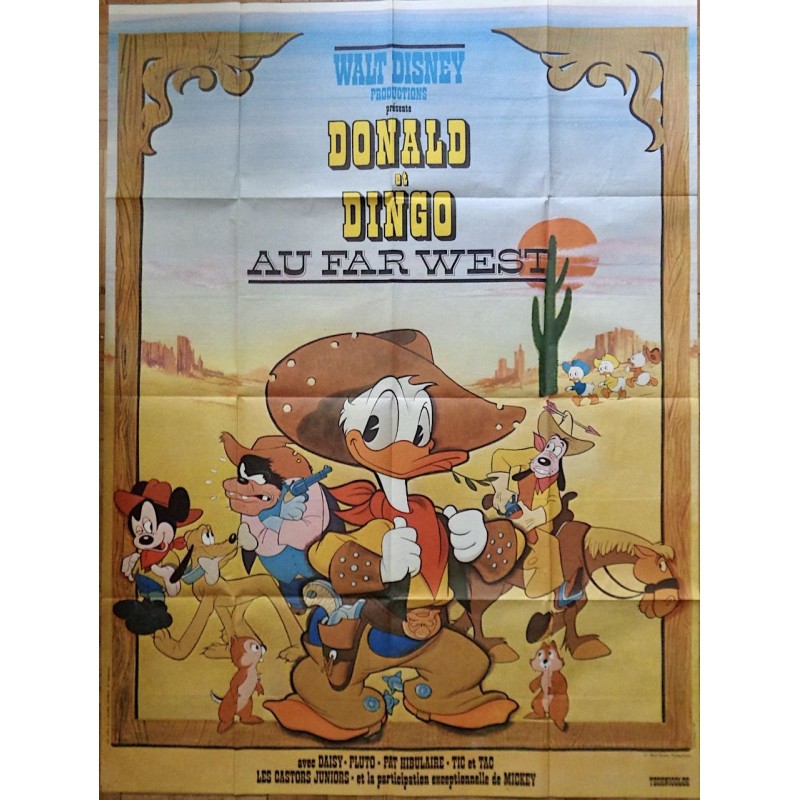 Donald Duck Goes West (French Grande)