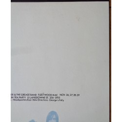 Fleetwood Mac and Joe Cocker 1969 Boston Tea Party concert poster - illustraction Gallery