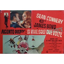 James Bond You Only Live Twice Italian fotobusta movie poster set - illustraction Gallery
