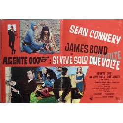 James Bond You Only Live Twice Italian fotobusta movie poster set - illustraction Gallery