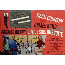 James Bond You Only Live Twice Italian fotobusta movie poster set - illustraction Gallery