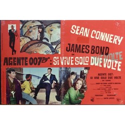 James Bond You Only Live Twice Italian fotobusta movie poster set - illustraction Gallery