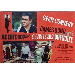 James Bond You Only Live Twice Italian fotobusta movie poster set - illustraction Gallery