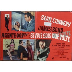 James Bond You Only Live Twice Italian fotobusta movie poster set - illustraction Gallery