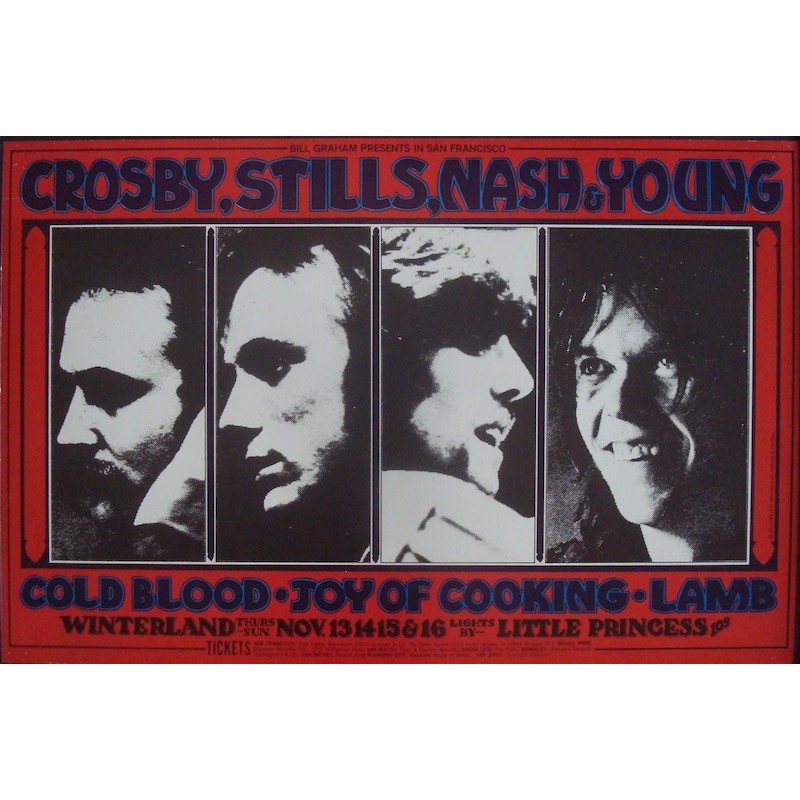 Crosby Stills Nash and Young: Winterland 1969 BG 200