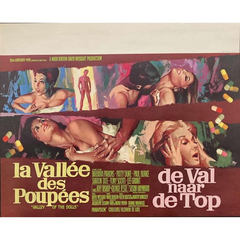 Valley Of The Dolls Belgian movie poster - illustraction Gallery