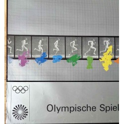 Munich 1972 Olympics poster by Shuzaka Arakawa - illustraction Gallery