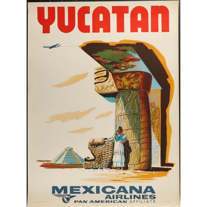Mexicana Airlines Yucatan (1950s)
