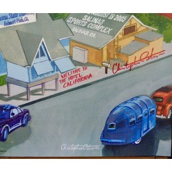 The Eagles 2005 California Tour BGP 334 concert poster - illustraction Gallery