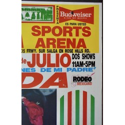 Linda Ronstadt 1984 Pico Rivera concert poster - illustraction Gallery