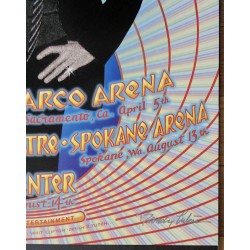 Rod Stewart 2004 California Tour concert poster by Randy Tuten - illustraction Gallery