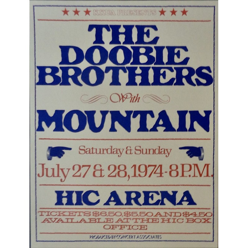 Doobie Brothers / Mountain: Honolulu 1974