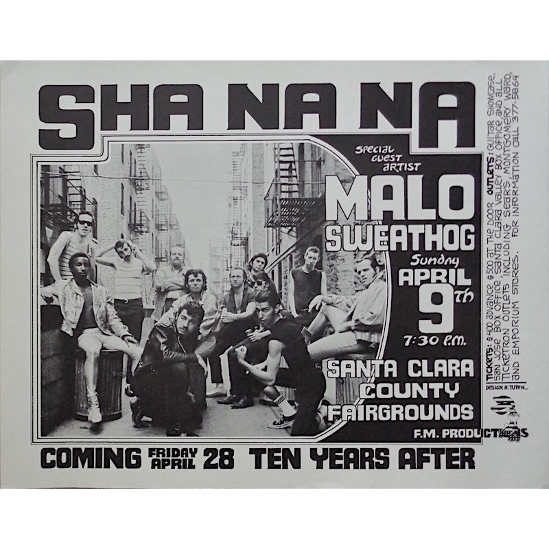 Sha Na Na: Santa Clara 1972