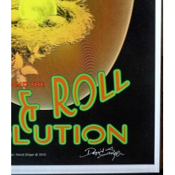 Bill Graham And The Rock N'Roll Revolution 2015 exhibition poster by David Singer - illustraction Gallery