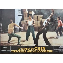 Way Of The Dragon Italian fotobusta movie poster - illustraction Gallery