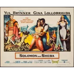 Solomon And Sheba half sheet movie poster - illustraction Gallery