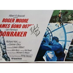 James Bond Moonraker banner movie poster - illustraction Gallery