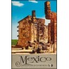 Mexican vintage travel poster Chichen Itza - Illustraction Gallery