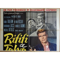 Du rififi a Tokyo (Rififi In Tokyo) Italian movie poster - illustraction Gallery