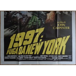 Escape From New York Italian movie poster - illustraction Gallery