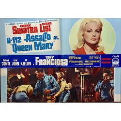 Assault On A Queen Italian fotobusta movie poster set - illustraction Gallery