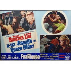 Assault On A Queen Italian fotobusta movie poster set - illustraction Gallery