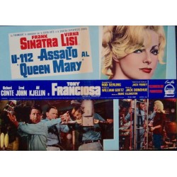 Assault On A Queen Italian fotobusta movie poster set - illustraction Gallery