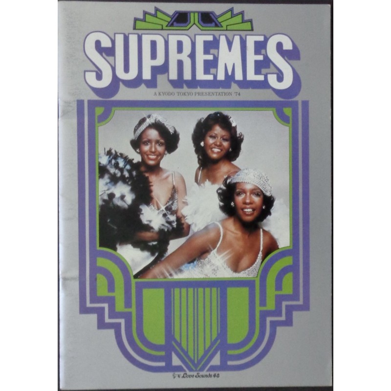 Supremes: Japan Tour 1974 (Program)